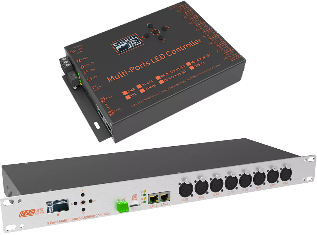 LNX-378 Series Multi-Protocol ArtNet Lighting Controller