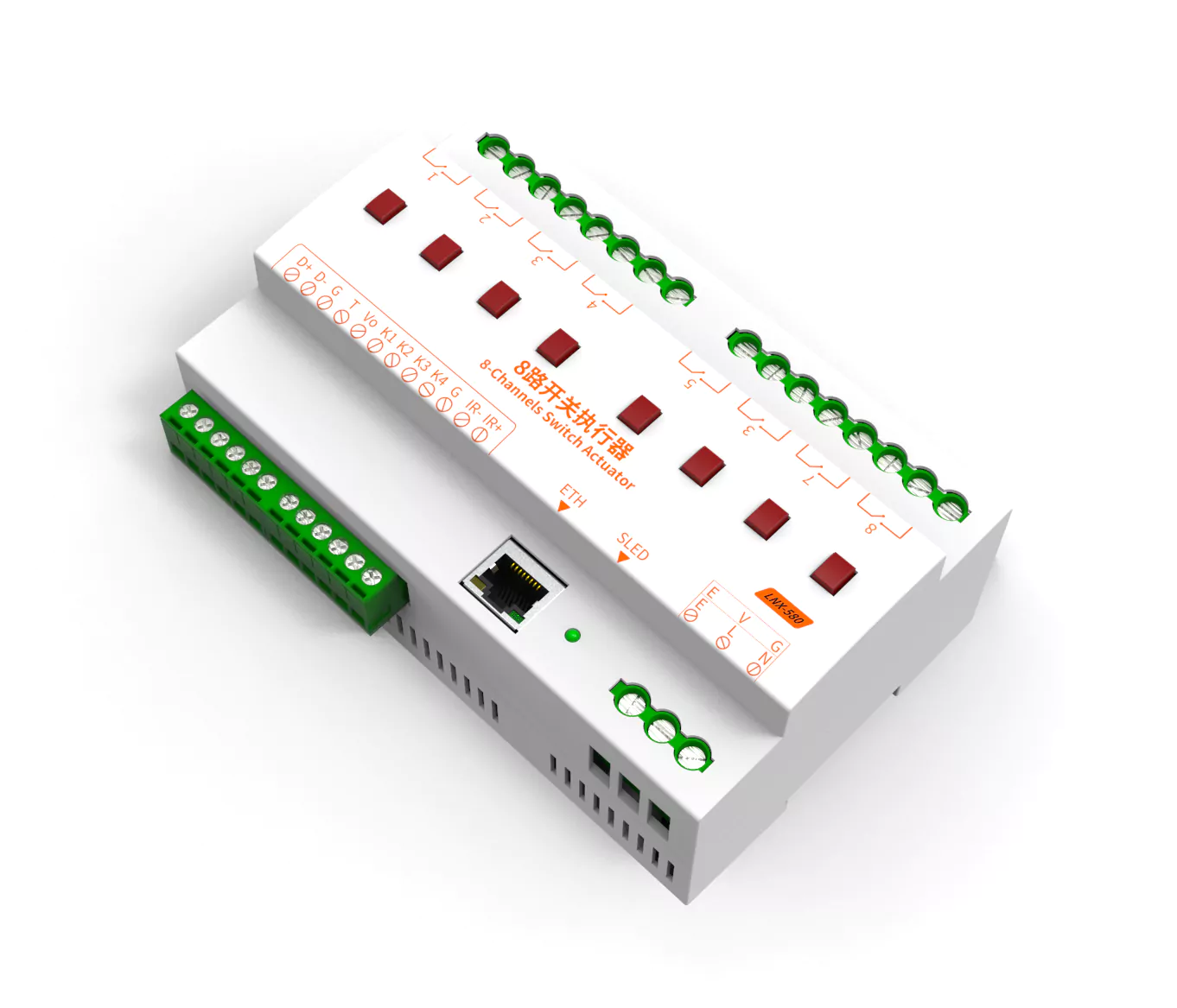 LNX-608 Multi-Channel Relay Switch Actuator